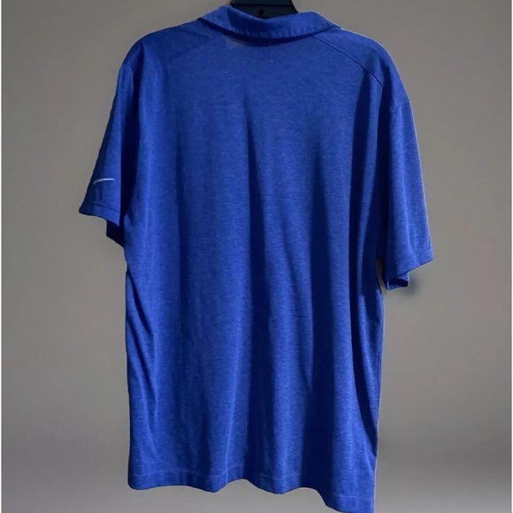 Nike Golf Men's size XL Tour Performance Blue Gradient Polo Shirt - Picture 2 of 8